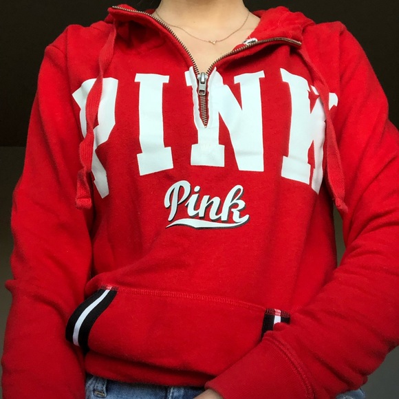 PINK Victoria's Secret Tops - PINK quarter zip PINK Victoria's Secret Tops - PINK quarter zip